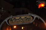Creepy Paris Metro Sign